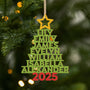 5448OUS1 personalized xmas gifts for family 1 layered wooden ornaments 5448O6QMF