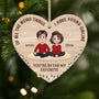5456OUS1 custom 1 layered wood ornament funny christmas gifts for couples_ 5456OKUMG