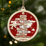 5459OUS1 custom christmas gifts for travelers_ 2 layered wood ornament_s 5459OTTZR