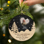 5463OUS2 personalized memorial gifts with photo 2 layered wooden ornaments 5463OTQCA