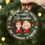 5464OUS2 custom christmas gifts our friendship is endless acrylic ornament 5464OKV0F