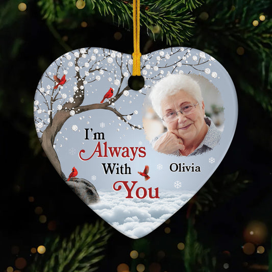 5468OUS1 personalized memorial gifts with photo ceramic xmas ornaments 5468O3QTA