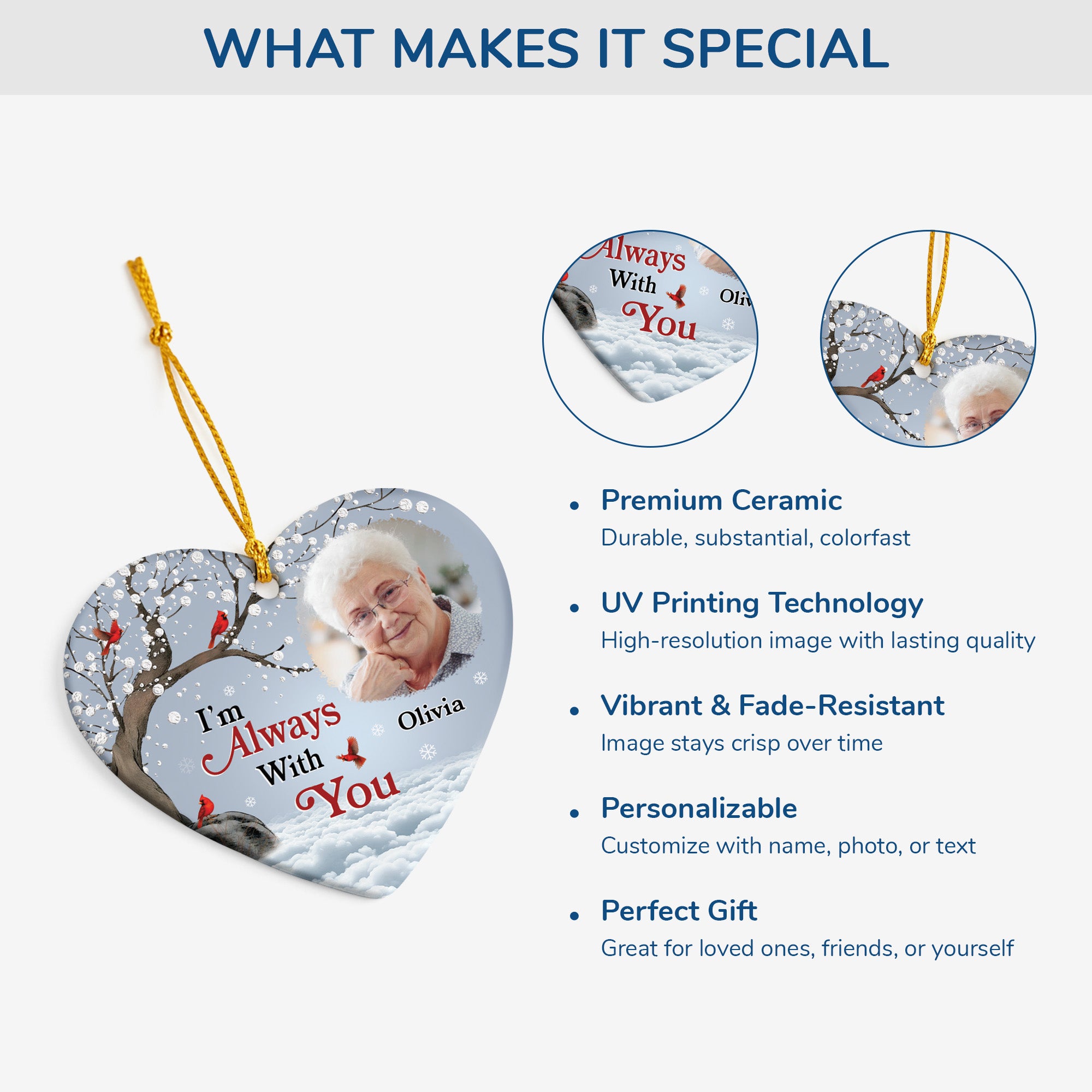 5468OUS4 personalized memorial gifts with photo ceramic xmas ornaments 5468O3QTA