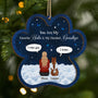5471OUS1 personalized dog memorial gifts 2 layered wood ornaments 5471O3YMC