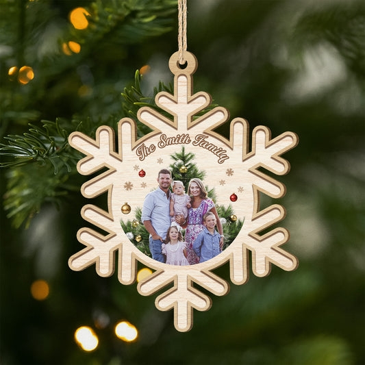 5479OUS1 custom family christmas gifts 1 layered wood photo ornament_s 5479OKQQI