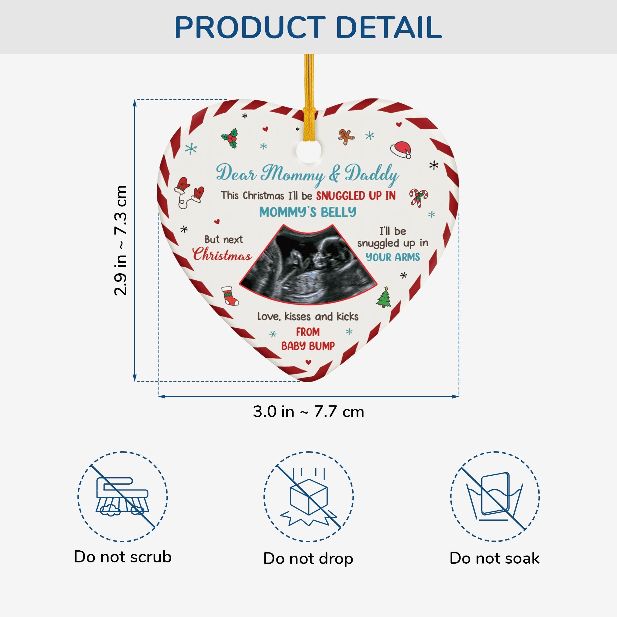 5480OUS3 custom gifts for parents to be_ ultrasound christmas ornament_ 5480OKVAA