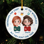 5501OUS1 personalized gifts for coworkers ceramic christmas ornaments 5501O8VZO