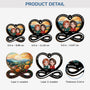 5504OUS3 personalized besties gifts 2 layered wooden ornaments 5504O8LNG