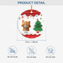 5506OUS3 custom gifts for cat owners ceramic christmas tree ornaments 5506OTTAC