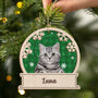 5510OUS2 personalized cat gifts for humans 2 layered wooden xmas ornaments 5510OKZAD