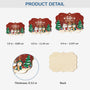 5511OUS3 custom gifts for cat owners 1 layered wooden xmas ornaments 5511OTLMD