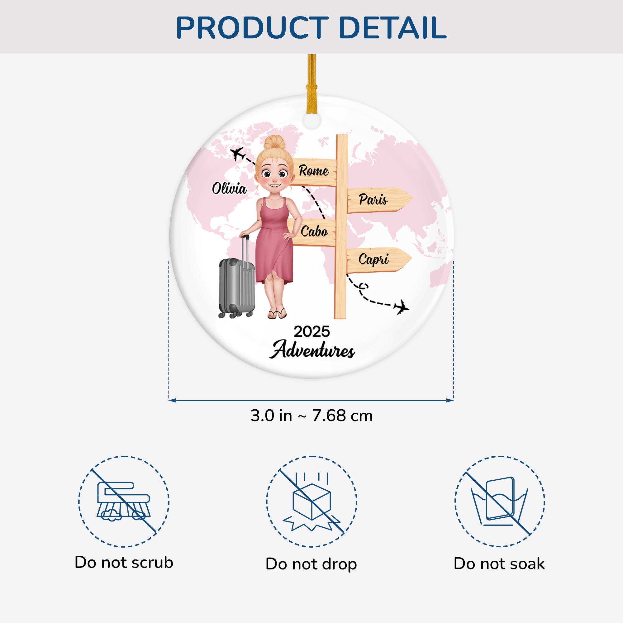 5515OUS3 personalized travel gifts for her ceramic christmas ornaments_ 5515OKVNR