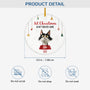 5526OUS3 personalized gifts for cat owners ceramic christmas ornaments 5526O8UND