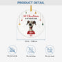 5526OUS3 personalized gifts for dog owners ceramic christmas ornaments 5526O8UNC