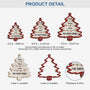 5527OUS3 personalized family gifts 2 layered wood christmas tree ornament 5527O3TNI