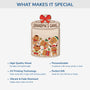 5534OUS4 custom grandma gifts 1 layered wood gingerbread man ornaments 5534O3YMA