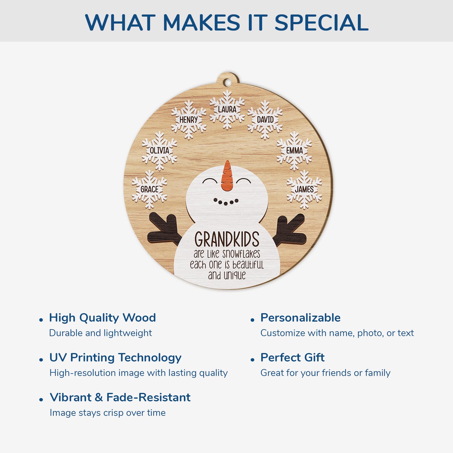 5535OUS4 personalized 1 layered wood ornament grandparent christmas gifts 5535OTVZI