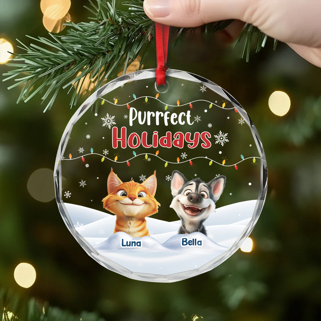 5539OUS2 personalized glass ornaments cat lover gifts for christmas_ 5539O3YTD