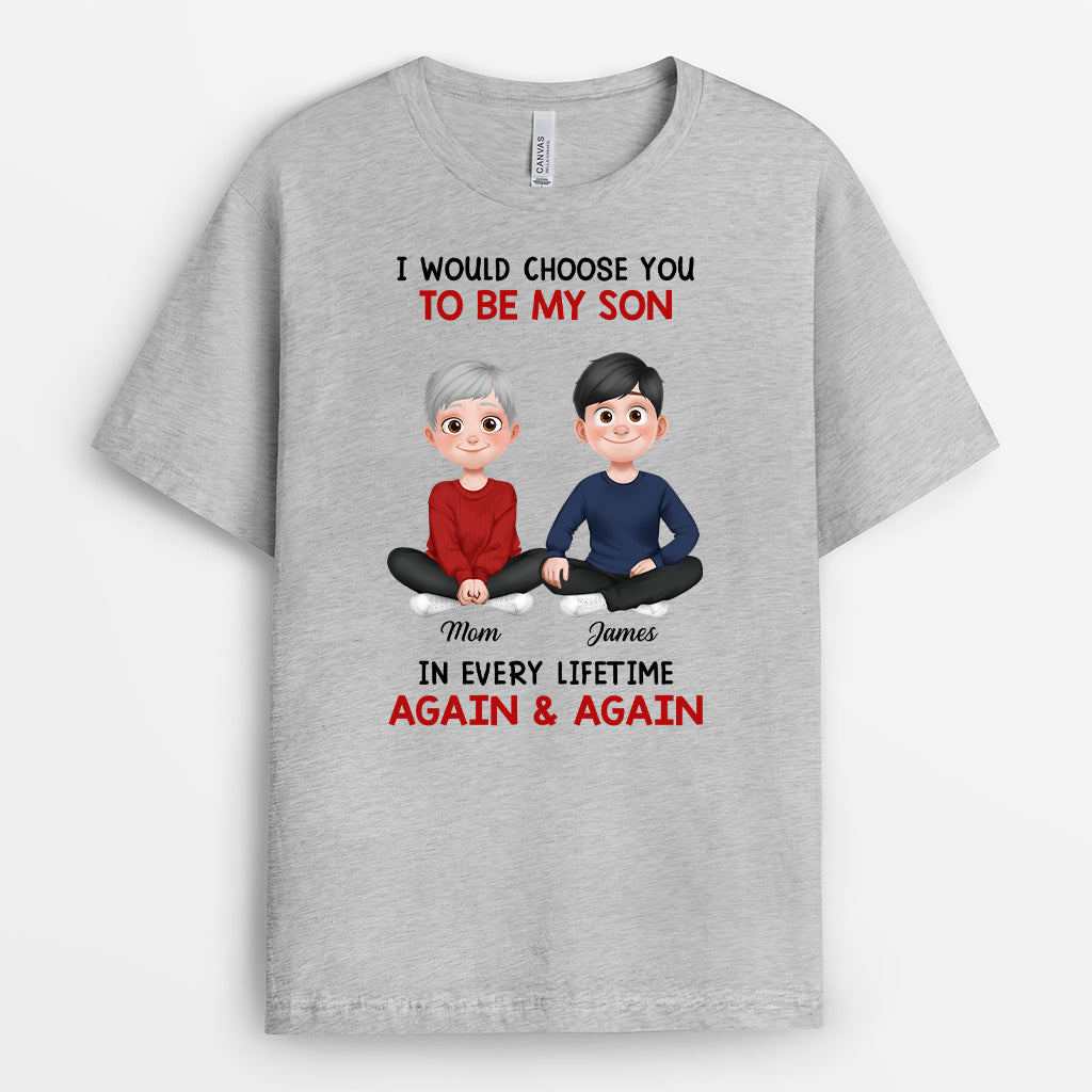 5545AUS2 personalized gifts for daughter son i would choose you shirt 5545A