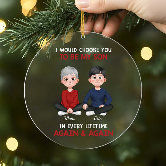 5545OUS2 personalized acrylic ornaments gifts for daughter from dad 5545O8LAA