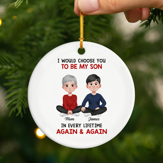 5545OUS2 personalized ceramic ornaments gifts for daughter from dad 5545O8LAA