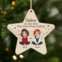 5546OUS1 custom_ 1 layered wooden ornaments christmas gifts for sisters 5546O8VZA