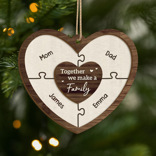 5547OUS1 personalized 2 layered wooden ornament gift for family 5547O5QAI