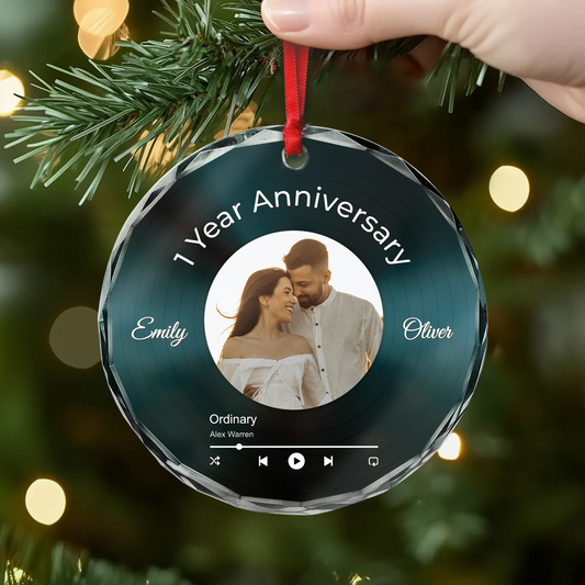 5549OUS2 custom glass photo ornaments anniversary gifts for couples 5549O5U5G