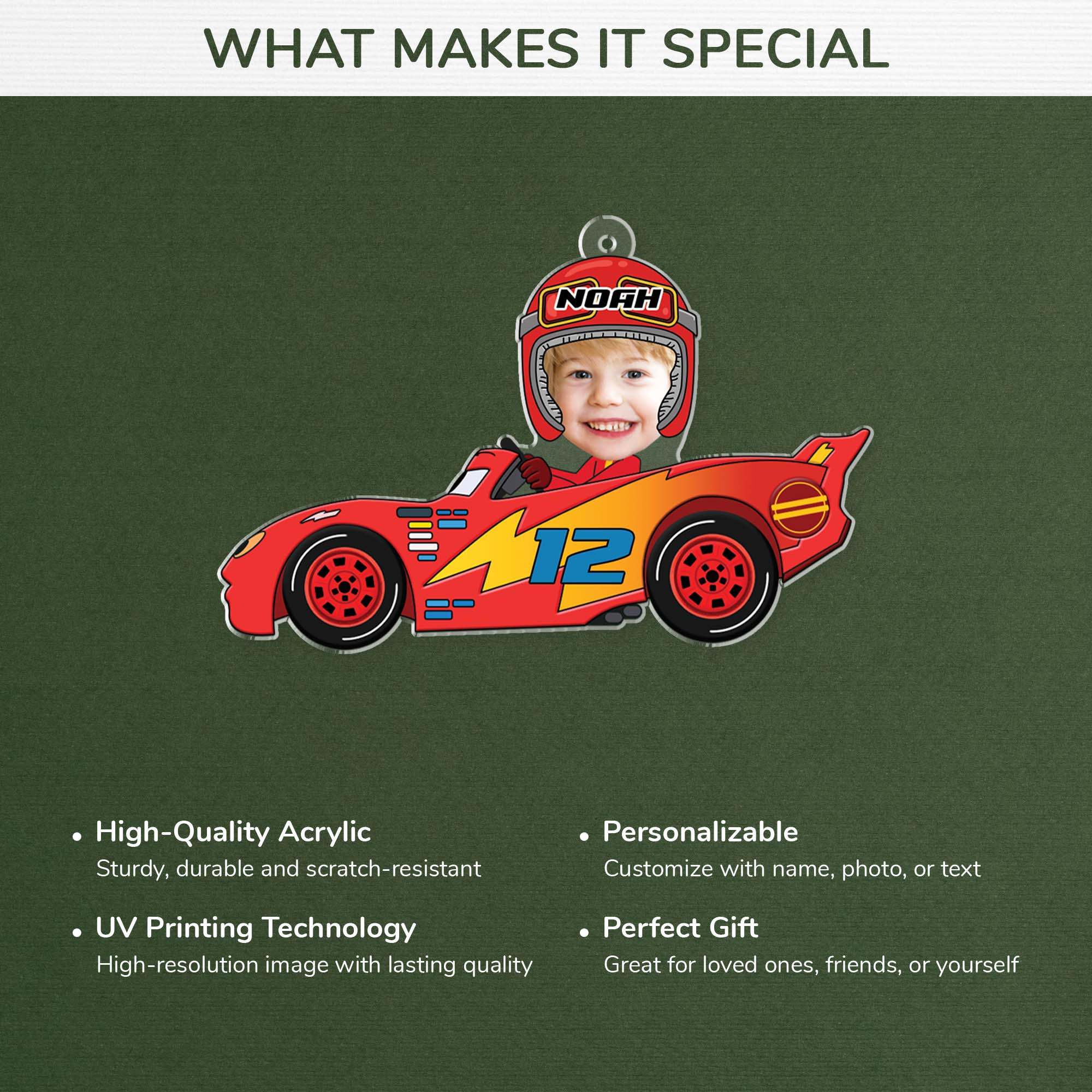 5554OUS4 personalized acrylic photo ornament christmas gifts for kids 5554O5VNK