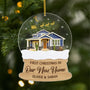 5558OUS1 custom couple gifts acrylic first christmas ornament 5558OTVCG