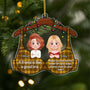 5562OUS1 personalized acrylic xmas ornament a friend is like a good bra 5562O5VMF