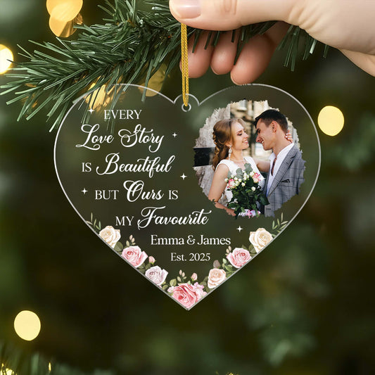 5564OUS2 personalized acrylic wedding ornament wedding gifts for couple 5564O8TCG