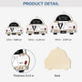5577OUS3 custom 1 layered wood ornament first christmas married gifts 5577O6QNG