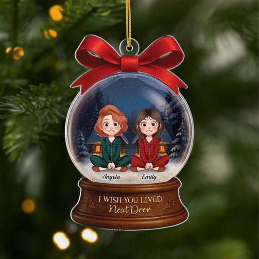 5592OUS1 personalized acrylic ornaments i wish you lived next door gifts 5592O3ZMF