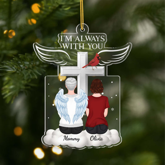 5594OUS1 personalized memorial gifts acrylic im always with you ornament 5594O8ZMA