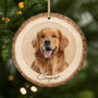 5595OUS1 personalized dog lover gifts 1 layered wooden ornament 5595O3LCC