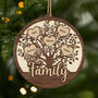 5597OUS1 personalized family tree gifts 2 layered wooden ornaments 5597OKQZI