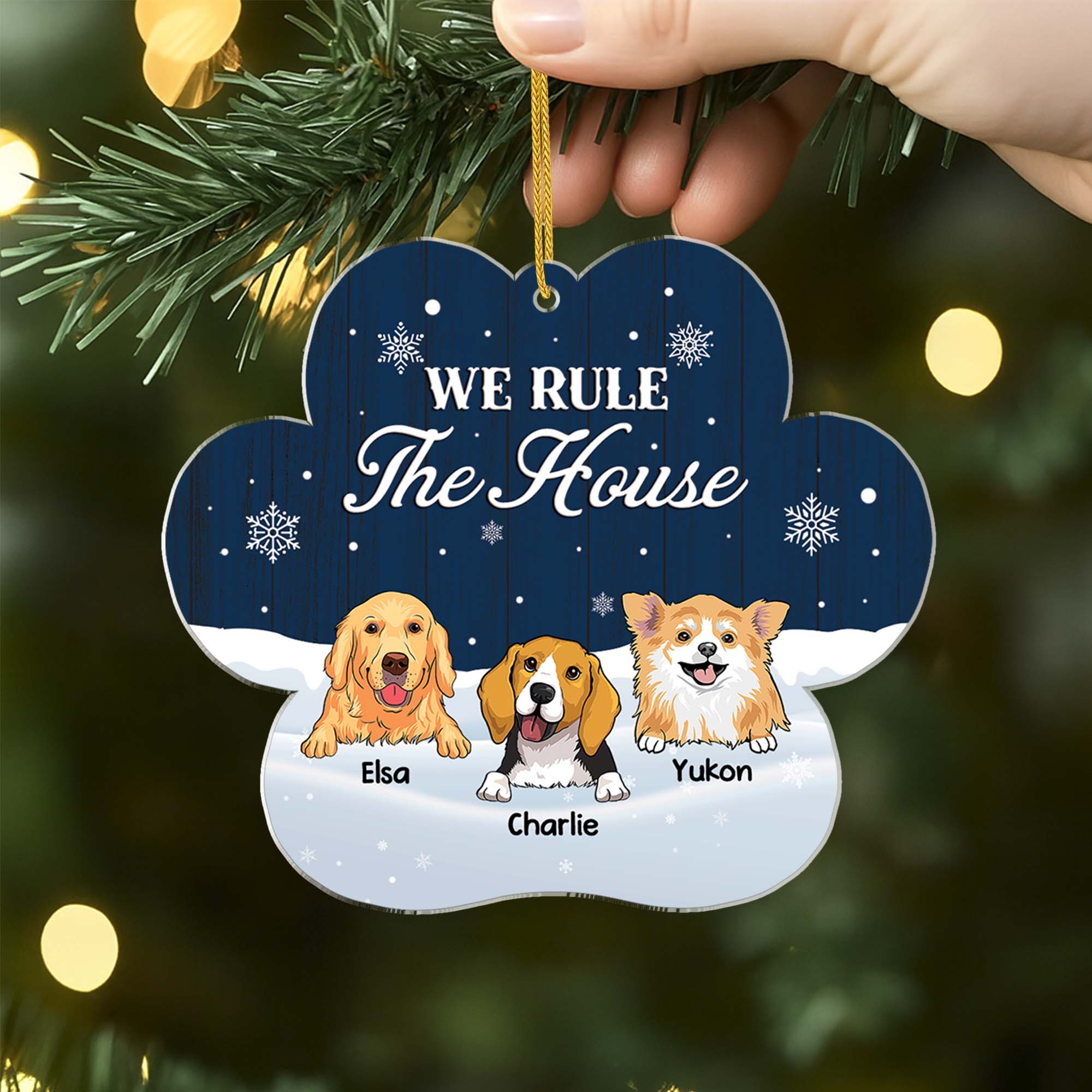 5604OUS2 personalized acrylic ornaments christmas gifts for dog lovers 5604O3YTC