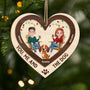 5620OUS1 personalized 2 layered wood ornament gifts for dog parents 5620O8VAC