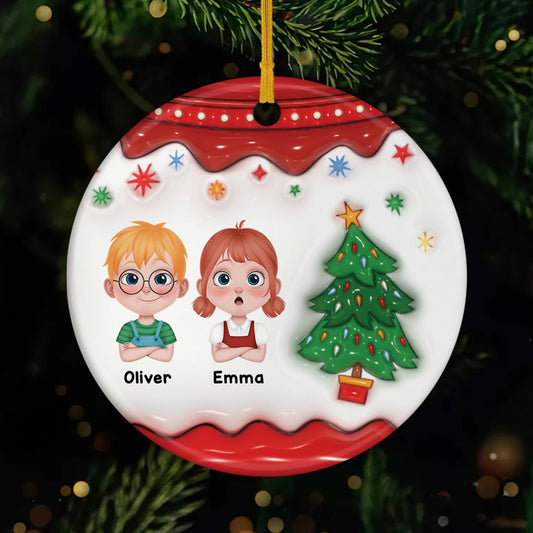 5622OUS1 3d printing effect custom ceramic ornaments christmas gifts for kids 5622O