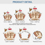 5625OUS3 personalized crossword gifts for family 2 layered wood ornament_ 5625OKTQI