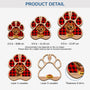 5629OUS3 personalized dog gifts for humans 2 layered wood xmas ornaments 5629O8MZC