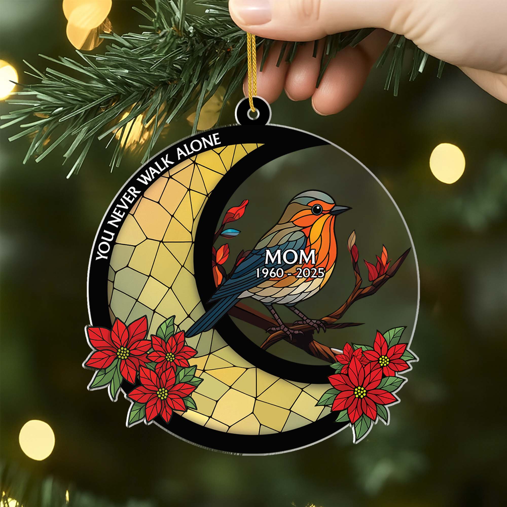 5630OUS2 custom memorial gifts for loss of dad acrylic cardinal ornament 5630O8QMB_61236eb1 3a70 40e2 aa0a 1c9ac4daddce