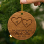 5631OUS2 personalized ceramic ornament mr and mrs christmas ornament 5631O8ZMG