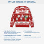 5641WUS5 personalized ugly christmas sweater cat is this jolly enough 5641WKMCD
