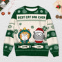 5643WUS2 personalized cat mom gifts photo ugly christmas sweater 5643WTHAD