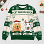 5643WUS2 personalized dog mom gifts photo ugly christmas sweater 5643WTHAC