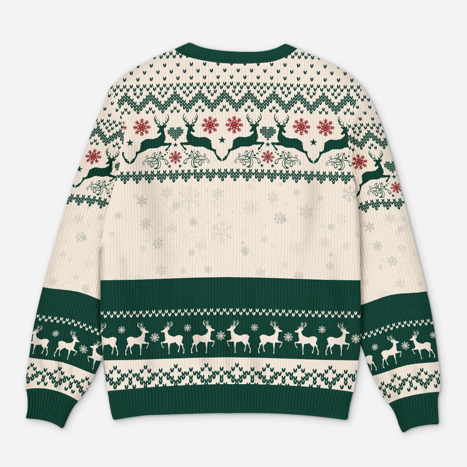 5644WUS3 personalized cat gifts happy pawlidays ugly christmas sweater 5644WTLND