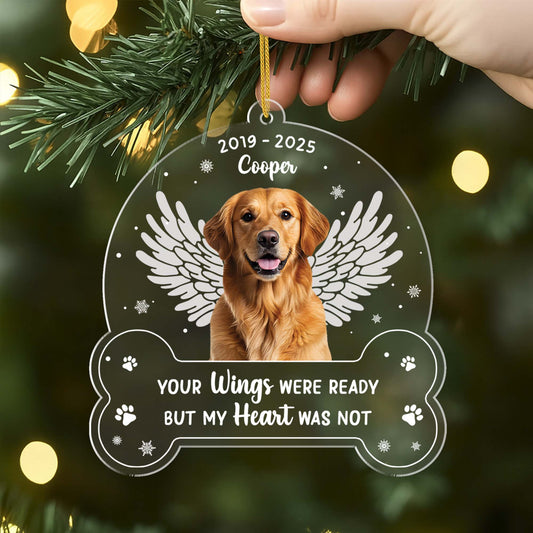 5647OUS2 personalized cat memorial gifts acrylic photo ornament 5647OKYZD