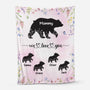 5651BUS1 personalized fleece blankets mama bear gifts for mom 5651B3VZA